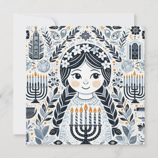Illuminate the Night: A Hanukkah Celebration Kaart (Voorkant)