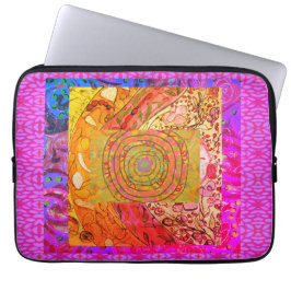Illuminated Abstract  Laptop Sleeve