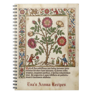 Illuminated Apothecary Medieval Rose Notitieboek