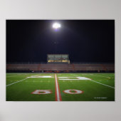 Illuminated Football Field Poster (Voorkant)