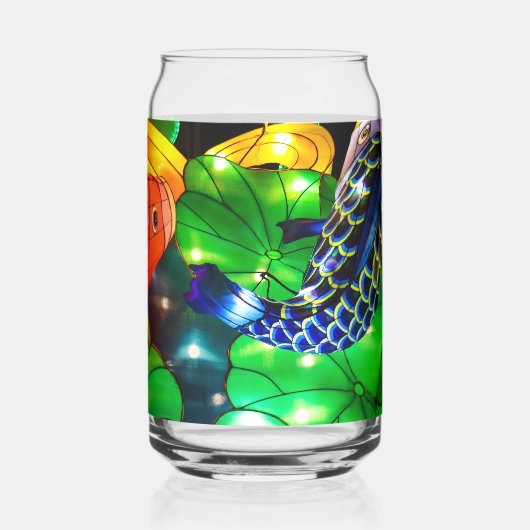 Illuminated Koi Blikvorm Glas (Achterkant)