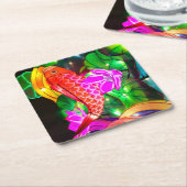 Illuminated Koi Kartonnen Onderzetters (Schuin)