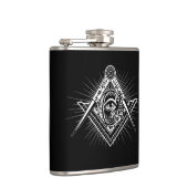 Illuminati All see Eye Freemason Symbol Heupfles (Rechts)