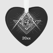 Illuminati All see Eye Freemason Symbol Ornament (voorkant)