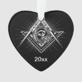 Illuminati All see Eye Freemason Symbol Ornament (achterkant)