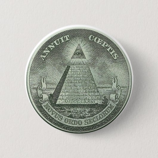 Illuminati - Alle ogen zien Ronde Button 5,7 Cm (Voorkant)