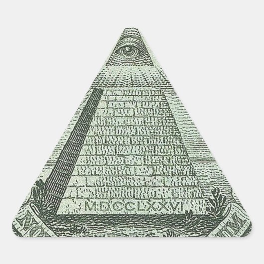 Illuminati - Alle ogen zien Sticker (Voorkant)