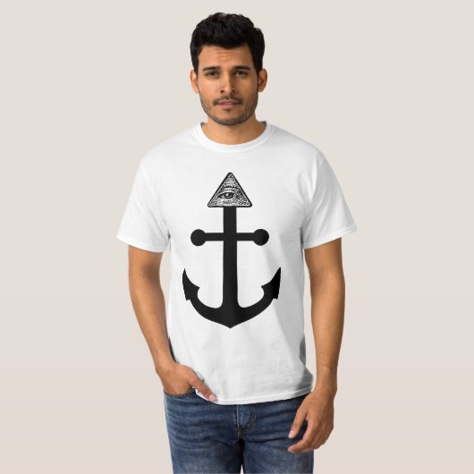 Illuminati Anchor T-shirt (Voorkant volledig)