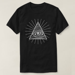 Illuminati bevestigd t-shirt