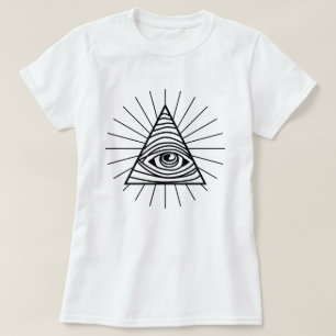 Illuminati bevestigd t-shirt