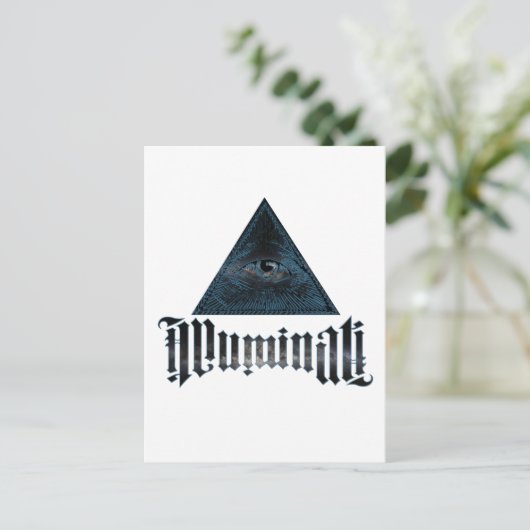 Illuminati Briefkaart (Staand voorkant)