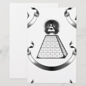 illuminati briefpapier (Voorkant / Achterkant)