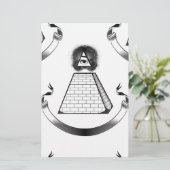 illuminati briefpapier (Staand voorkant)