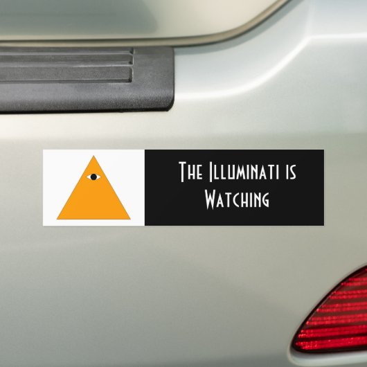 Illuminati Bumpersticker (Op auto)
