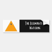 Illuminati Bumpersticker (Voorkant)