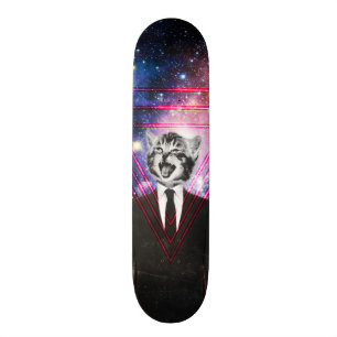 Illuminati cat skateboard