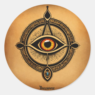 Illuminati Classic Ronde Sticker