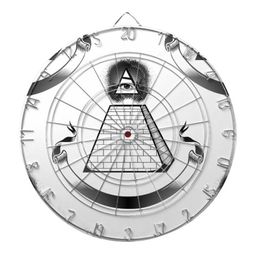 illuminati dartbord (Voorkant)