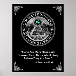 Illuminati Domination 18" x 24" Poster