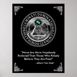 Illuminati Domination 18" x 24" Poster