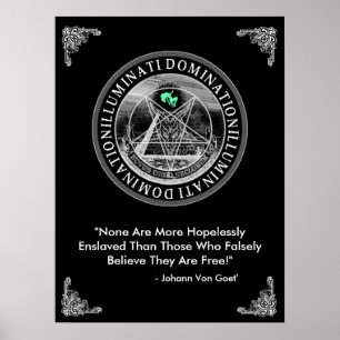 Illuminati Domination 18" x 24" Poster