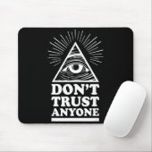 Illuminati Don't Trust Anyone Eye Of Providence  Muismat (Met muis)