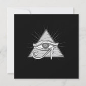 Illuminati driehoek Masonic Symbol Conspiracy Gift Kaart (Voorkant)