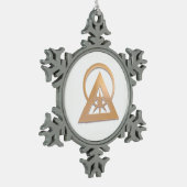 ILLUMINATI GEAR TIN SNEEUWVLOK ORNAMENT (Links)