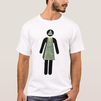 Illuminati Girl voor Tiener T-Shirt