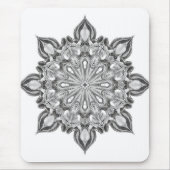 Illuminati grays buitenaardse uil medallion muismat (Voorkant)