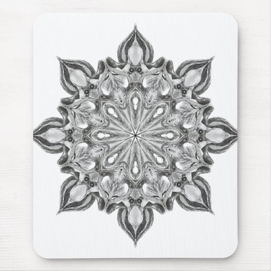 Illuminati grays buitenaardse uil medallion muismat (Voorkant)