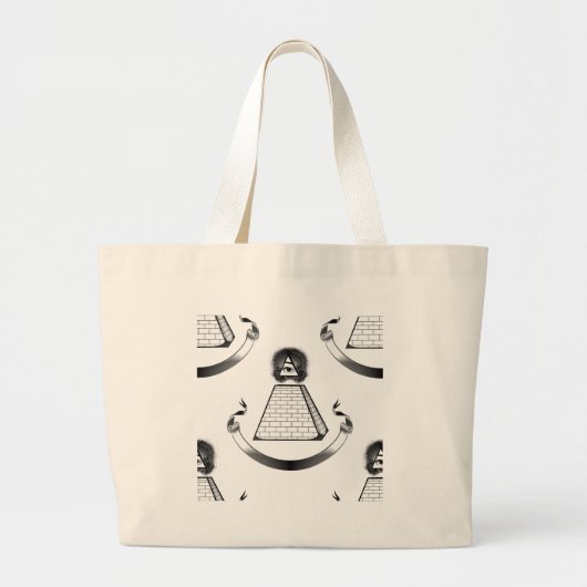 illuminati grote tote bag (Voorkant)