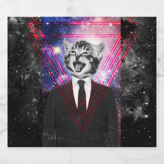 Illuminati kat bier etiket (Enkel label)