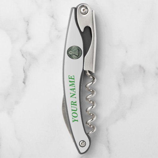 Illuminati Kurkentrekker (Achterkant)