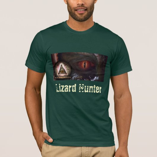 Illuminati Lizard Hunter T-shirt (Voorkant)