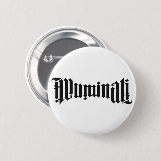 Illuminati Logo Ronde Button 5,7 Cm (Voorkant /achterkant)