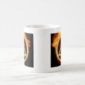 Illuminati on Fire Koffiemok (Center)