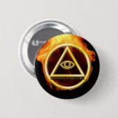 Illuminati on Fire Ronde Button 5,7 Cm (Voorkant /achterkant)