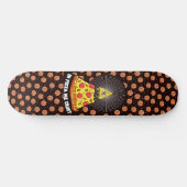 Illuminati Oog Pizza In Pizza We Crust Grappig Persoonlijk Skateboard (Horizontaal)