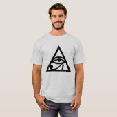Illuminati-oog van een alternatief instrument voor t-shirt (Voorkant volledig)