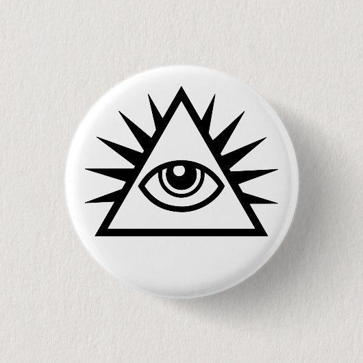 Illuminati Oye of Providence Ronde Button 3,2 Cm (Voorkant)