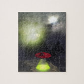 Illuminati-piramide en ufo-puzzle legpuzzel (Verticaal)