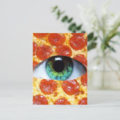 Illuminati Pizza Briefkaart (Staand voorkant)