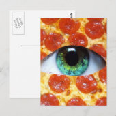 Illuminati Pizza Briefkaart (Voorkant / Achterkant)