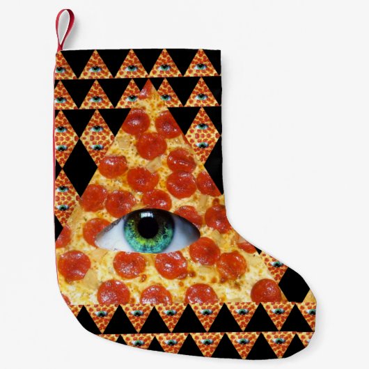 Illuminati Pizza Kleine Kerstsok (Voorkant)