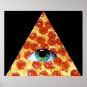 Illuminati Pizza Poster (Voorkant)