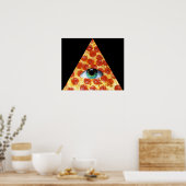 Illuminati Pizza Poster (Keuken)