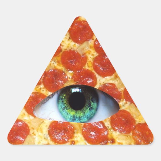 Illuminati Pizza Sticker (Voorkant)