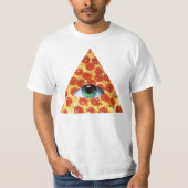 Illuminati Pizza T-shirt (Voorkant)