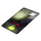 Illuminati Pyramid en UFO Premium Flexi Magnet Magneet (Linkerzijde)